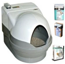 Zautomatyzowana kuweta CatGenie 120+ z pokrywą i pakietem materiałów za 357 zł